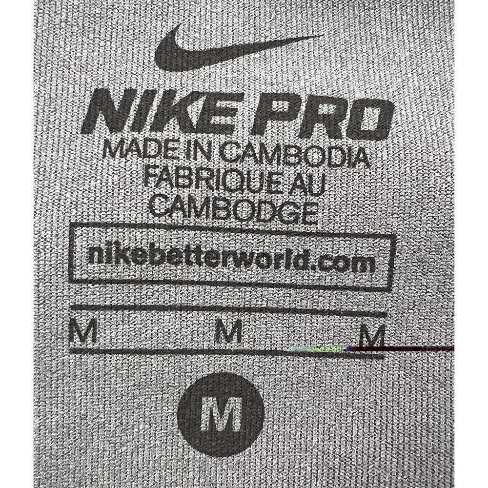 Nike Pro Hypercool Grey Compression Tights 3/4 Le… - image 6